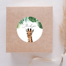 Suche nach safari baby shower aufkleber Tropisch