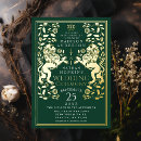 Recherche de vert mariage invitations Élégant