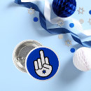Recherche de doigt badges Bleu