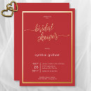 Recherche de rouge cramoisi invitations Simple élégant