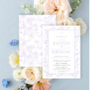 Recherche de lilas baptême invitations Fleurs