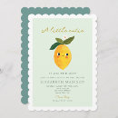 Recherche de lemon baby shower invitations Été