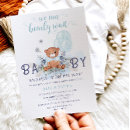 Recherche de bearly wait baby shower invitations Aquarelle