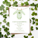 Recherche de shamrock baby shower invitations Irish