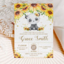 Recherche de panda ours invitations Mother to be