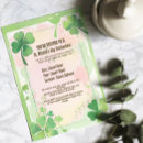 Recherche de irish baby shower invitations Quatre feuilles de trèfle