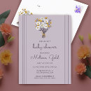 Recherche de daisy baby shower invitations Moderne