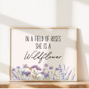 Suche nach lila wildblumen poster Elegant