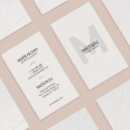 Recherche de nuances gris cartes visite Monogramme