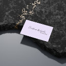 Recherche de concepteur minimaliste cartes visite Violet