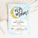 Recherche de lune invitations Petite étoile scintillante
