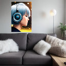 Recherche de bleu de dame posters Portrait