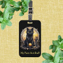 Recherche de chat noir bagages étiquettes Tendance