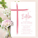 Recherche de moderne fille baptême invitations Au