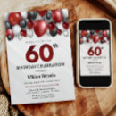 Recherche de black white red invitations Rouge