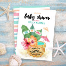 Recherche de hibiscus invitations Baby