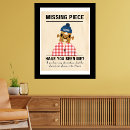 Suche nach vermisst poster Rätsel