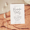 Recherche de partie célibataire invitations Minimaliste