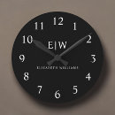 Suche nach schwarz weiß wanduhren Elegant