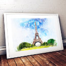 Suche nach paris aquarell poster Sehenswürdigkeit