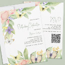 Recherche de watercolor butterfly invitations Élégant