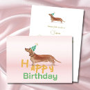 Recherche de dachshund invitations Fête d'anniversaire