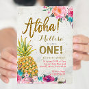 Recherche de ananas floral invitations Fête d'été