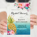 Recherche de douche nuptiale tropicale invitations Ananas
