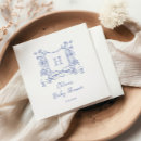 Recherche de bleu russe serviettes Rustique