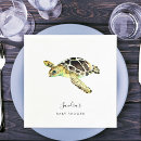 Recherche de tortue mer serviettes Aquarelle