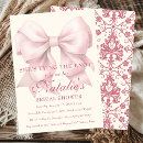 Recherche de toile bridal shower invitations Elle noue le noeud