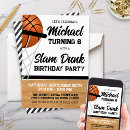Recherche de slam dunk invitations Basket