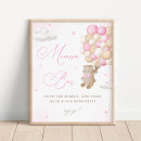 Suche nach rosa teddybär poster Babyparty