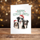 Suche nach border collie lustig karten Weihnachtskarte