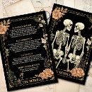 Suche nach vintage gothic einladungen Skelett
