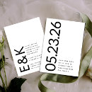 Recherche de non photo save the dates Noir et blanc