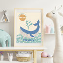 Suche nach wal kinderzimmer poster Niedlich