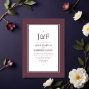 Recherche de couleur prune invitations Typographie