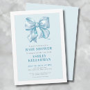 Recherche de ruban bleu invitations Bébé garçon