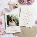 Recherche de or rose faux invitations Simple