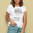 Suche nach linie zeichnen tshirts Für sie