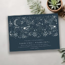 Recherche de constellation mariage invitations Lune de croissant