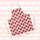 Recherche de fraise tabliers Motif de fruits