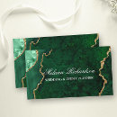 Recherche de marbre vert cartes visite Maquillage