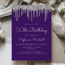Recherche de silver glitter invitations Élégant