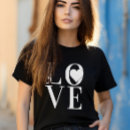 Suche nach herz auf weiß tshirts Schwarz