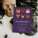 Recherche de de de chat halloween invitations Mignon