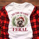 Recherche de feral tshirts Chemise de noël drôle