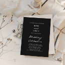 Recherche de stylo invitations Noir et blanc