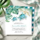 Recherche de douche pour le bébé invitations Bleu